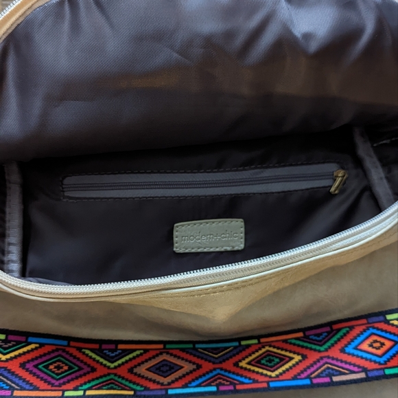 NWOT Vegan Leather Convertible Backpack - Picture 7 of 9